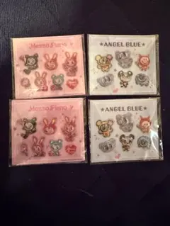 ナルミヤキャラクターズ　ぷっくり シール　セブンイレブン　4点セット