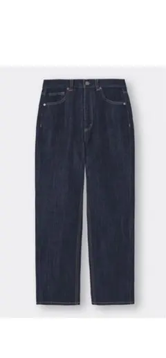 ハイウエストストレートジーンズ