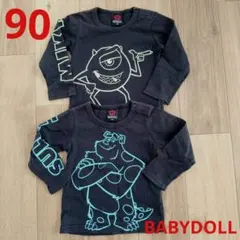 モンスターズ・インク 長袖Tシャツ 2枚セット