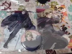 銀魂 神威 阿伏兎 缶バッジ 2017年 J-WORLD 洛陽編 希少】銀魂 J-World 限定 缶バッジ 阿伏兎 - メルカリ