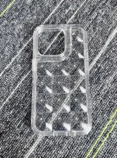 ぽこぽこスマホケース　透明 iPhone14pro