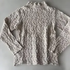 レーストップス 長袖 ベージュのサムネイル