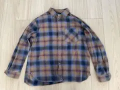 【未使用】BAYFLOW チェック柄ネルシャツ サイズ4(L相当) 綿100%
