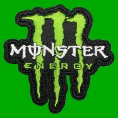 【レア】MONSTER ENERGY 刺繍ロゴパッチ 約7cm