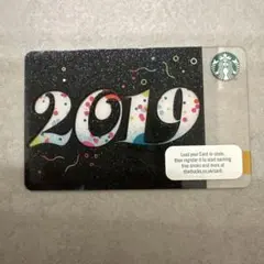［未削り］スターバックスカード　海外　希少　限定　2019