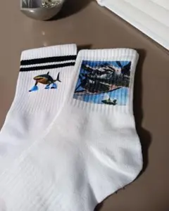 イタリアン ミーム ＡＩモンスター 靴下 　　２足セット