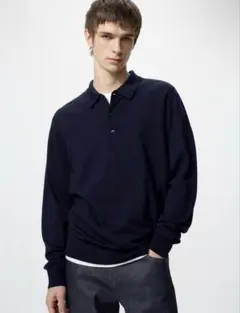 UNIQLO メリノニットポロセーター