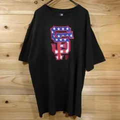00s- MLB 半袖Tシャツ サンフランシスコ ジャイアンツ 星条旗カラーのサムネイル