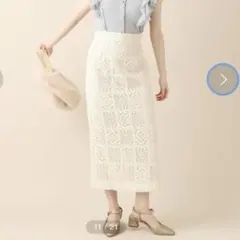 DEICY スクエアフラワータイトスカート