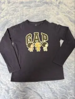GAP 長袖Tシャツ ネイビー キャラクター
