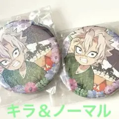 鬼滅の刃 ufotable 缶バッジ キラ ノーマル 梅雨 不死川実弥 2個