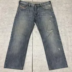 00s Y2K DIESEL YARIK フェードブルー インディゴ デニム