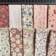 ハギレ　カットクロス　まとめ売り　パッチワーク20㎝×20㎝　10枚セット