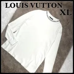 【入手困難】ルイヴィトン⭐︎ネックブランドロゴ長袖tシャツXL定番カラーホワイトのサムネイル