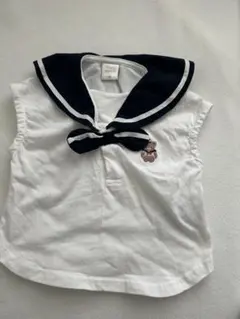 セーラー　futafuta セーラー　80 Tシャツ　ノースリーブ　くまのサムネイル