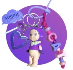 ジャラキー/じゃらじゃらキーホルダー※キーホルダーセット販売 ソニーエンジェル
