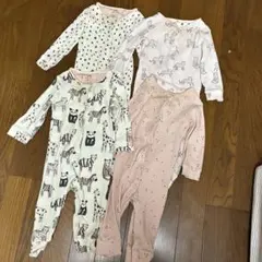 NEXT baby 6-9mths ロンパース　パジャマ　部屋着　アニマル柄のサムネイル
