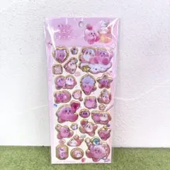 星のカービィ　キラリンジュエリーステッカー　カービィ　ワドルディ　正規品　シール