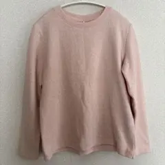 ユニクロ ソフトニットフリースクルーネックT サイズ130