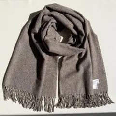 美品　ジョンストンズ　大判　ストール　マフラー　カシミヤ　グレンチェック