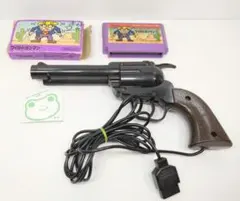 ファミコン 光線銃 ガンコン HVC-005 ソフト付 動作未確認