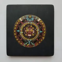 アステカカレンダー 太陽の石 壁掛け飾り メキシコ民芸品