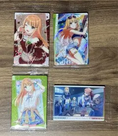 学マス　紫雲 清夏　ウエハースカードセット