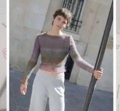 最終値下げPERVERZE Double Mohair Cropped Topsのサムネイル