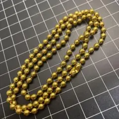 真鍮製ブラス4mm★70ｃｍ★ネックレスボールチェーン★中々出回らない太さです 真鍮無垢ネックレス用ボールチェーン☆ちょうどいい太さ50cm☆ブラス