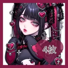 545 オリジナル 人物ステッカー コラージュ 紙もの 雑貨 素材 女の子