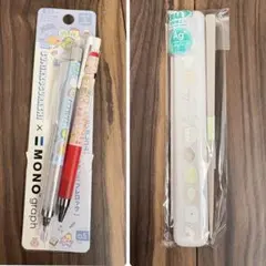 すみっこぐらし3点セット　シャープペンシル0.5mm・赤ボールペン0.4mm・箸