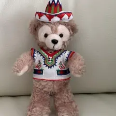 ディズニーダッフィーぬいぐるみバッジ