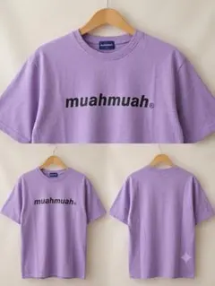 muahmuah 半袖 Tシャツ パープル ロゴのサムネイル