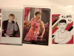 秋田ノーザンハピネッツ 中山拓哉　ステッカー　カード　チェキ