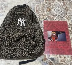 ヒョウ柄 y2k リュック　ニューヨークヤンキース