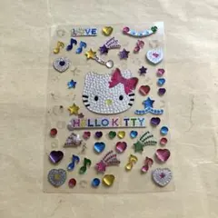 ハローキティ ジュエリーシールポケットティッシュサイズ即購入可匿名配送使用済み有