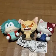 ★新品未使用★僕のヒーローアカデミア　アニマルぬいぐるみ　3点セット
