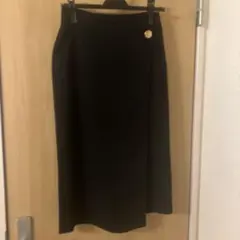 VIS ナロースカート　ブラック