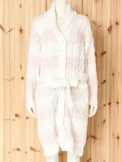 ジェラートピケ　スフレアランロングガウンルームウェア　もこもこ　ジェラピケ