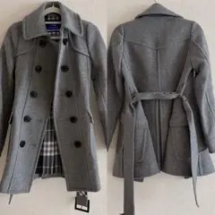 BLUE LABEL ウールコート 2026年最新】BURBERRY BLUE LABEL レディース ピーコート・ウール