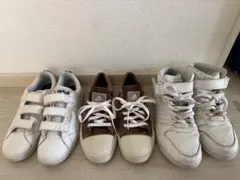 adidas ホワイト スニーカー 3足セット 27.0cm