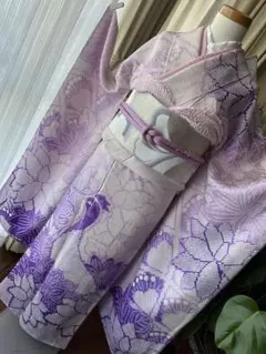 ご確認用 パープル系総絞り振袖フルセット