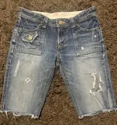 Something Edwin Ripped Jeans ショートパンツ Sのサムネイル
