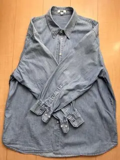 【即配送可】UNIQLO U デニムシャツ Mサイズ