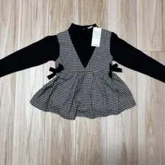 【新品・未使用】petit main チュニック ギンガムチェック　120cm