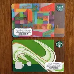 スタバ カード 海外 限定  2枚 スターバックス