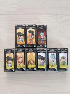 ドラゴンボールワールドコレクタブルフィギュア少年期編悟空 ブルマ亀仙人 ウーロン