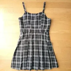 Lovetoxic キャミワンピース M（150）チェック　入学式　卒業式
