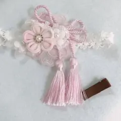 83 2way 髪飾り　ひなまつり　初節句　ベビー　キッズ　衣装　ベビー袴