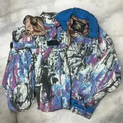 ✨️DESCENTE✨️デサント スノボウェア セットアップ ヴィンテージ 総柄